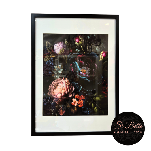 si belle collections Flower Enchanted Framed Art