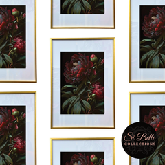 Flower Mood Framed Art repeated