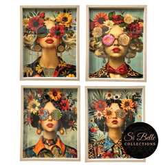 Flower Power Framed Art Bundle