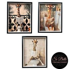 Giraffe Framed Art Bundle
