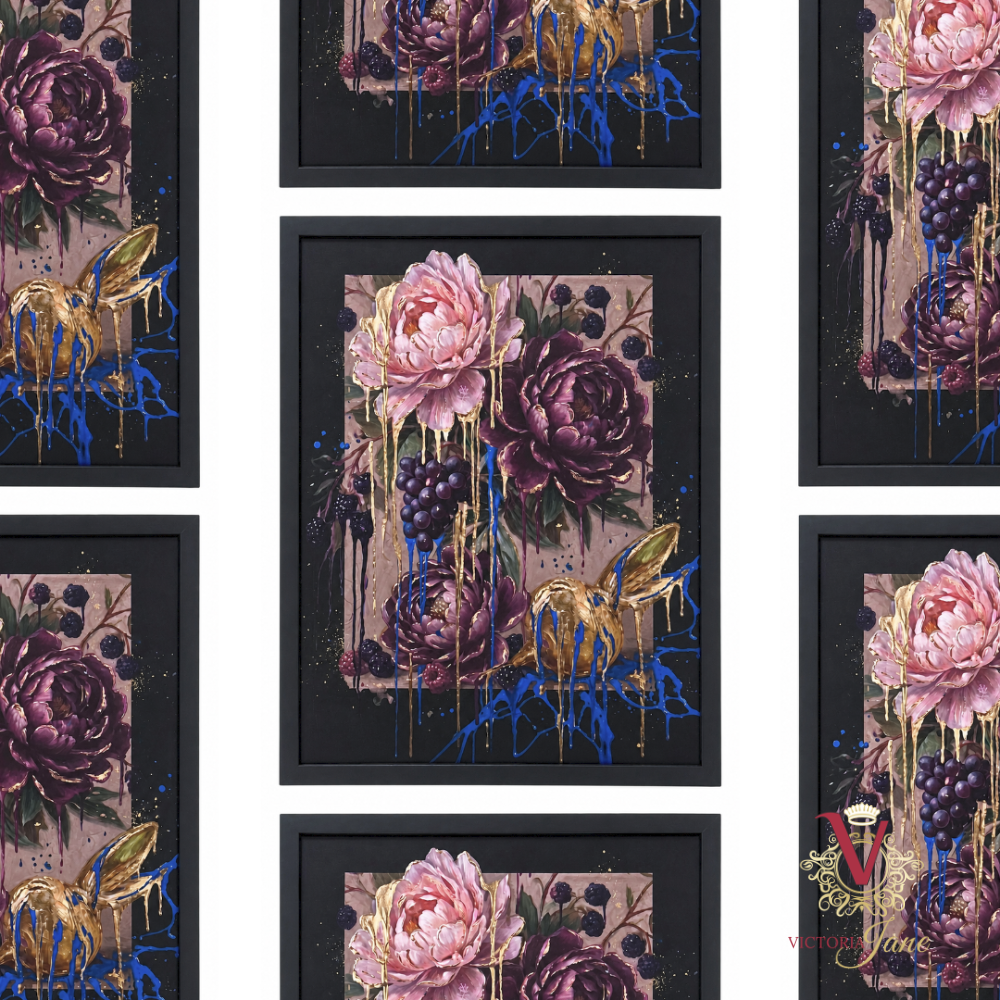 Gilded Harvest Framed Art repeated