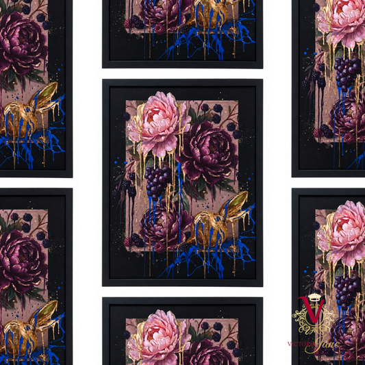 Gilded Harvest Framed Art repeated