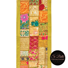 si belle collections Gold Table Runner middle