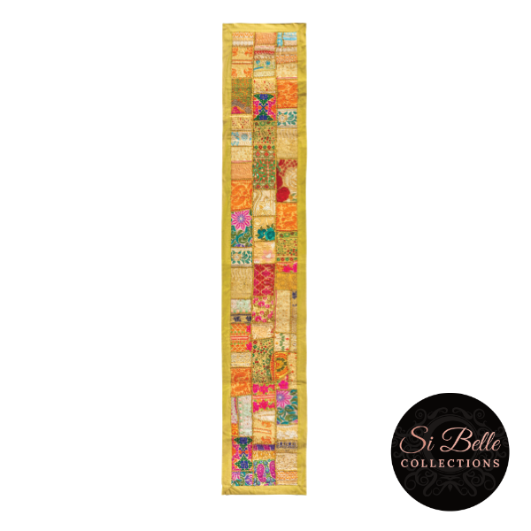 si belle collections Gold Table Runner full