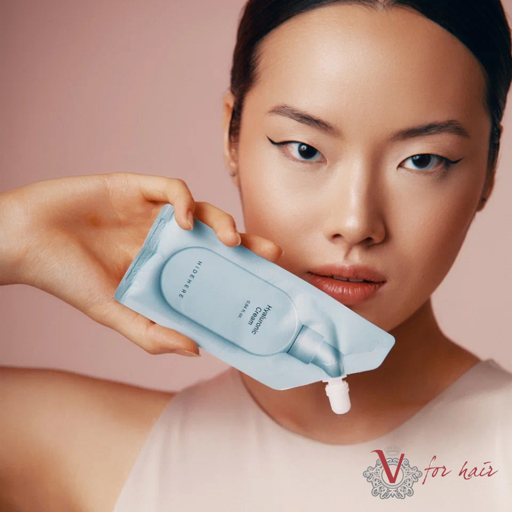 HIDEHERE - Hyaluronic Cream - 25ml with model