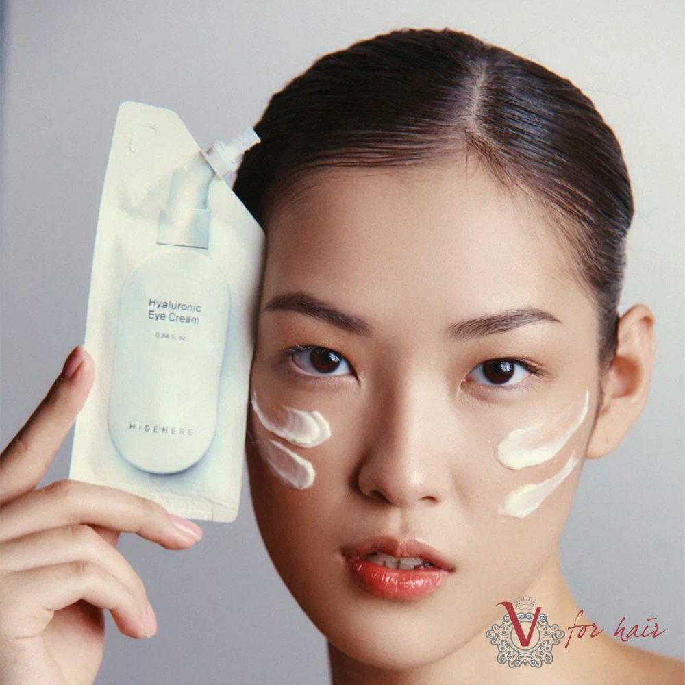 HIDEHERE - Hyaluronic Eye Cream - 25ml model swatch