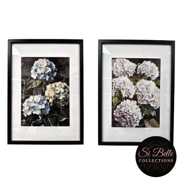 Hydrangea Harmony Framed Art Bundle