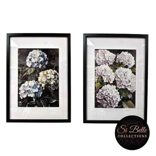 Hydrangea Harmony Framed Art Bundle