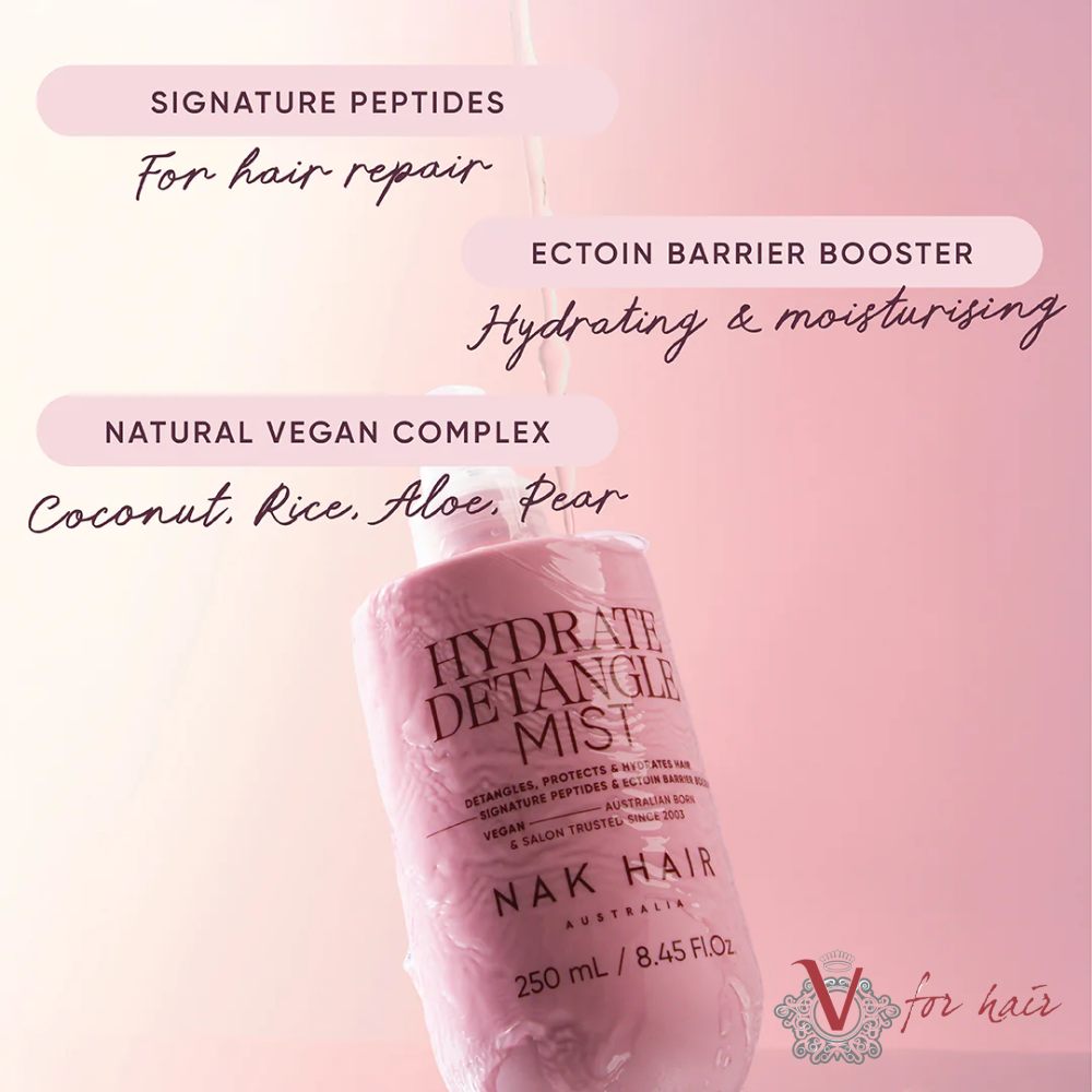 NAK - Hydrate Detangle Mist - 250ml benefits