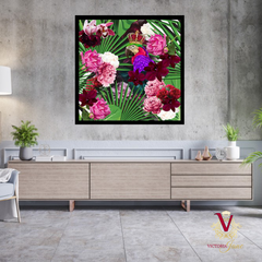 Victoria Jane King Parrot Wall Art stylish addition to living room brighten the space