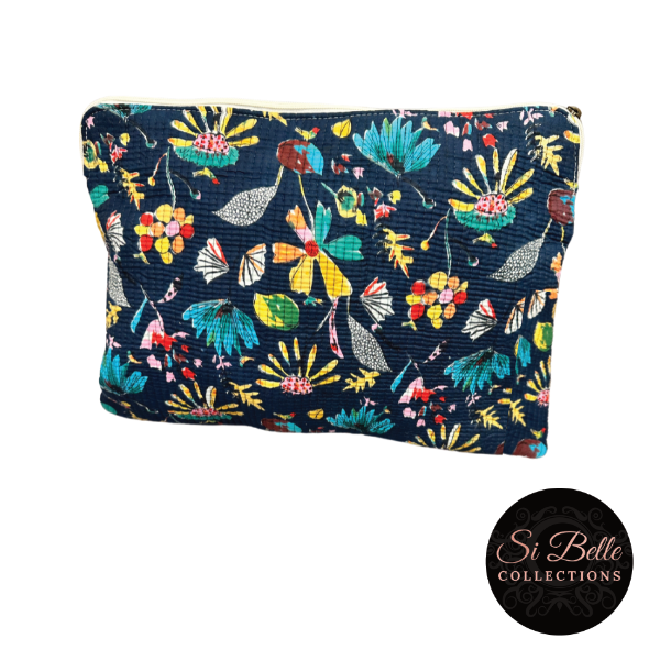 si belle collections Indigo Bloom Laptop Bag