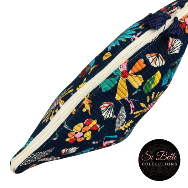 si belle collections Indigo Bloom Laptop Bag 3