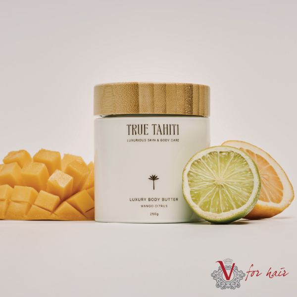 True Tahiti - Mango Citrus Body Butter - 250g with mango lemon limes