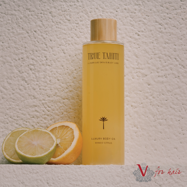True Tahiti - Mango Citrus Body Oil - 250ml with lemon and limes