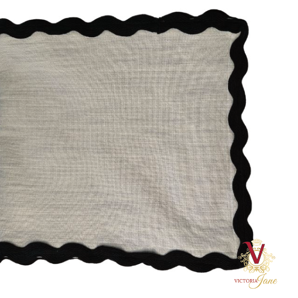 Natural Linen Table Runner victoria jane