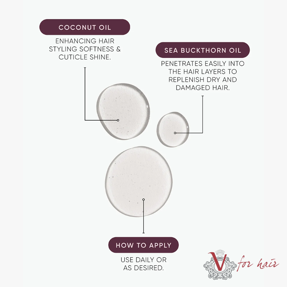 NAK - Nourish Hair Oil - 100ml ingredients 2