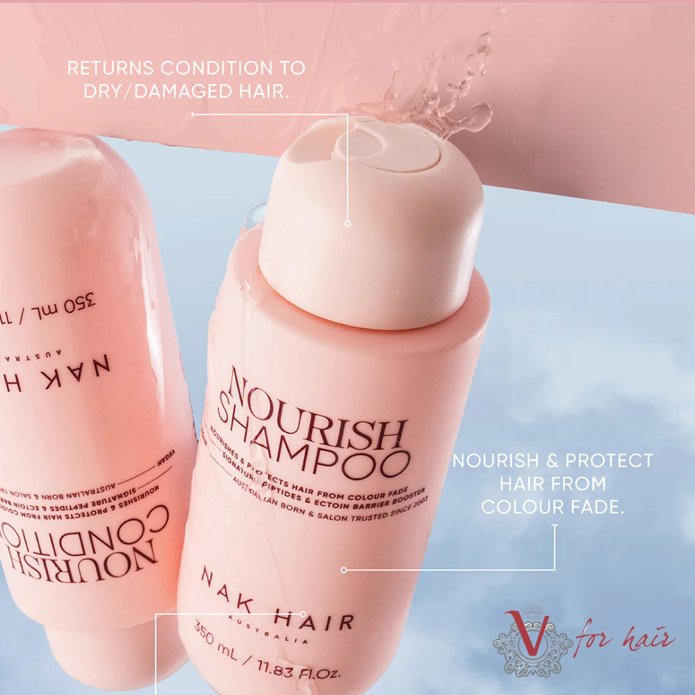 NAK - Nourish Shampoo - 2 Sizes Available benefits