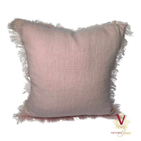 Pink Linen Cushion Cover