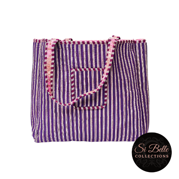 Pink Tiger Designer Carry All Tote Bags inside