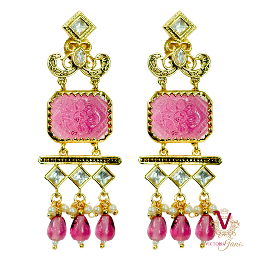 victoria jane Pink Princess Earrings