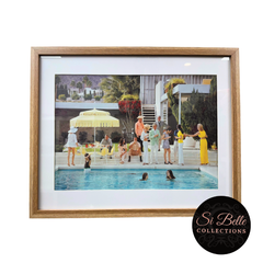 Pool Party Framed Art