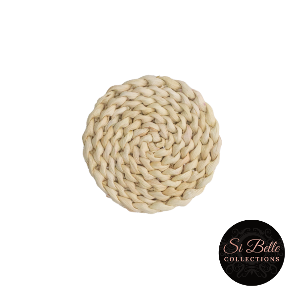 si belle collections Rattan Coaster
