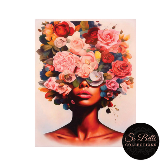 Si Belle Collections Rose Halo Art Print