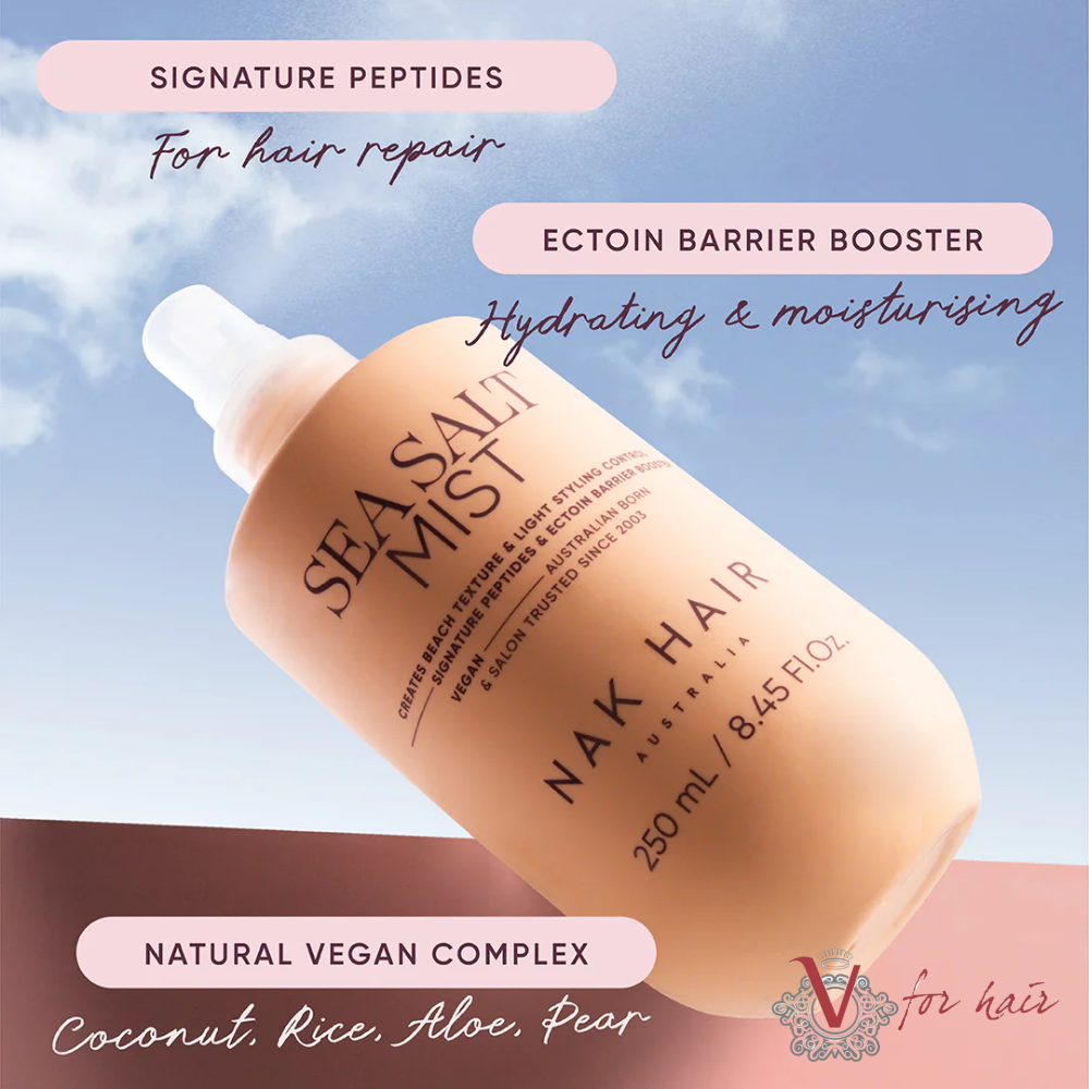 NAK - Sea Salt Mist - 250ml ingredients