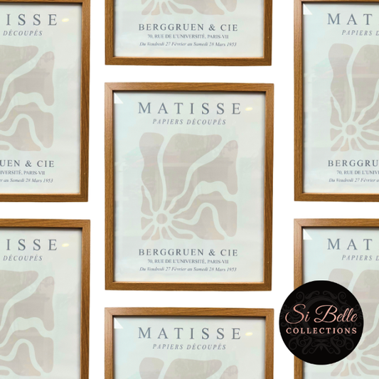 si belle collections Matisse Serenity Framed Art repeated
