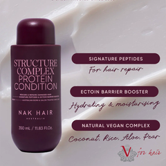NAK - Structure Complex Protein Conditioner - 2 Sizes Available ingredients
