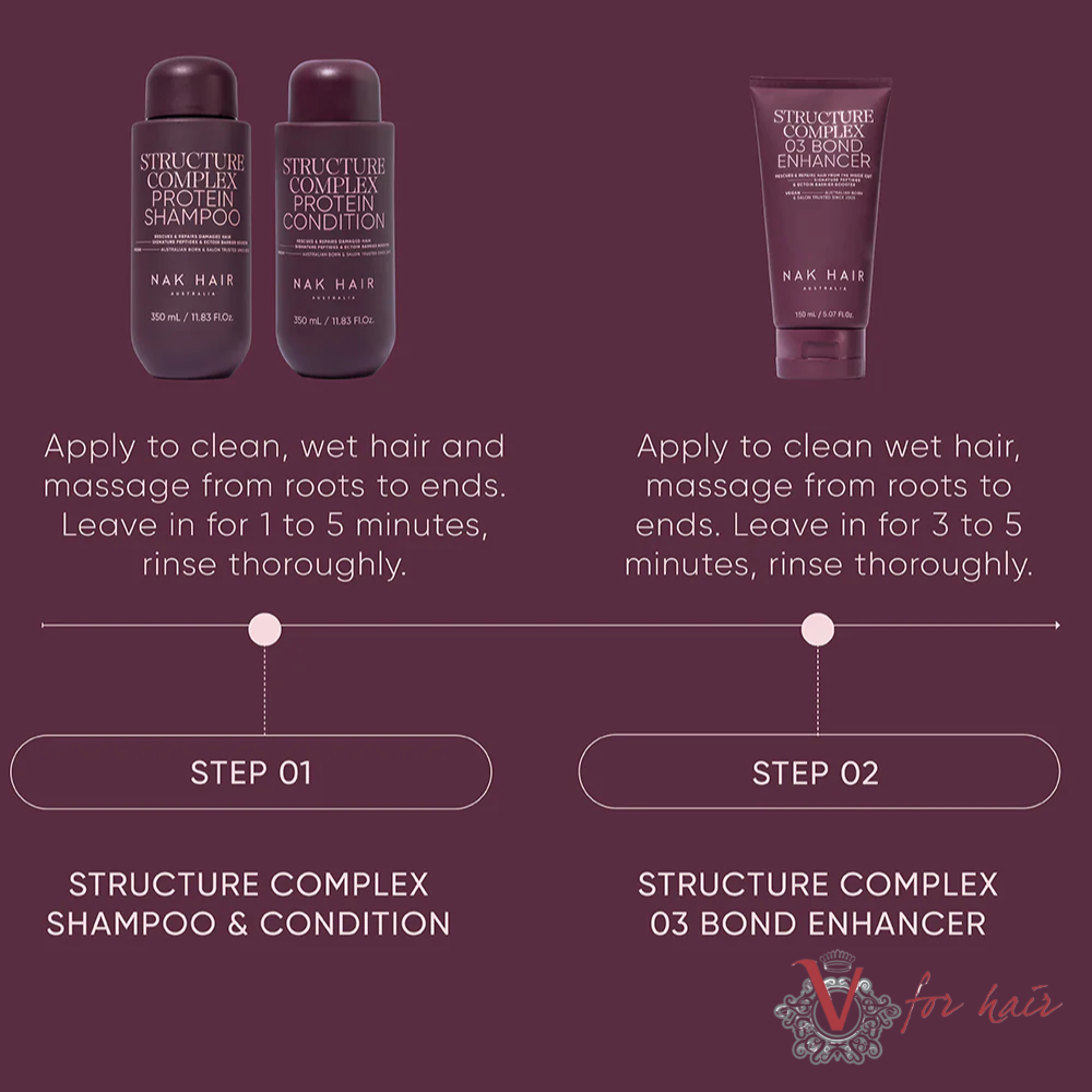 NAK - Structure Complex Protein Conditioner - 2 Sizes Available routine