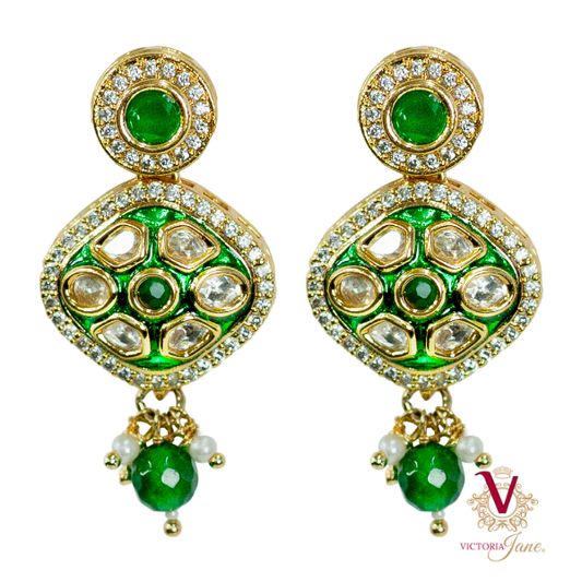 Victoria Jane Timeless Green Earrings