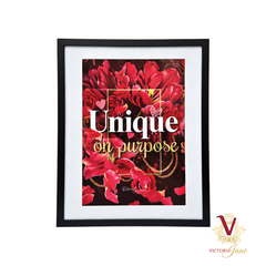 Unique on Purpose Framed Art victoria jane