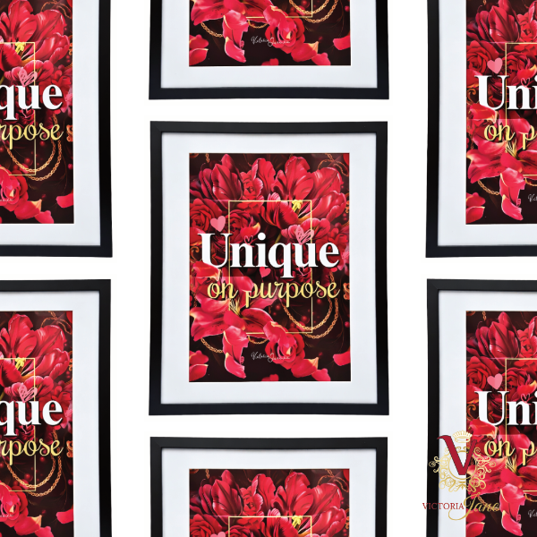 Unique on Purpose Framed Art victoria jane repeated