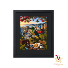 Wellington Kiwiana Framed Art