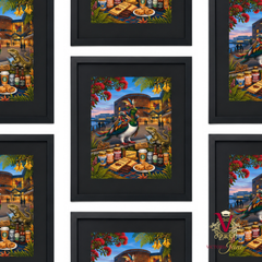 WOW Wellington Kiwiana Print repeated