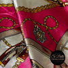 Si Belle Collections - Cerise Bridal Scarf close up