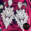 Si Belle Collections - Diamond Show Girl Earrings close up