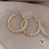 Victoria Jane - Gold Detailed Hoop Earrings