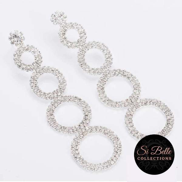 Si Belle Collections - New York Earrings - silver
