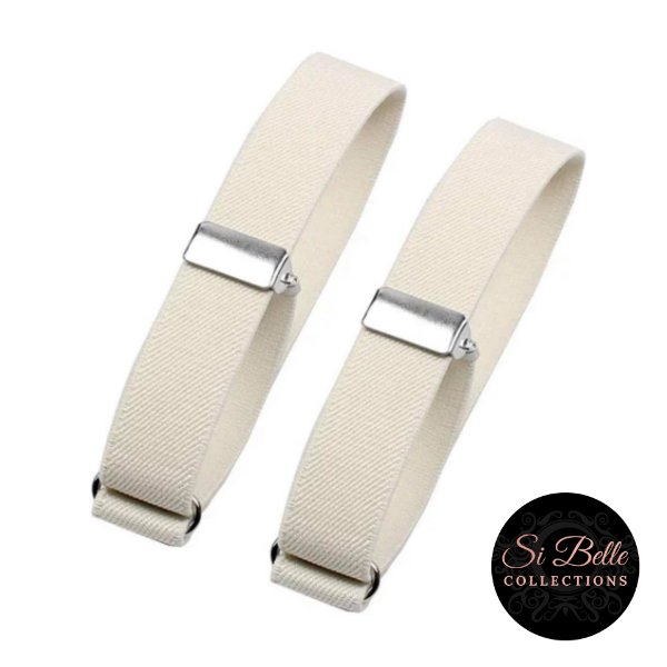 Si Belle Collections – Elastic Armbands –  White