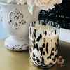 extra large dalmatian candle with flower vase