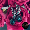 Si Belle Collections - Higher Love Collection - Emerald Empress Earrings 