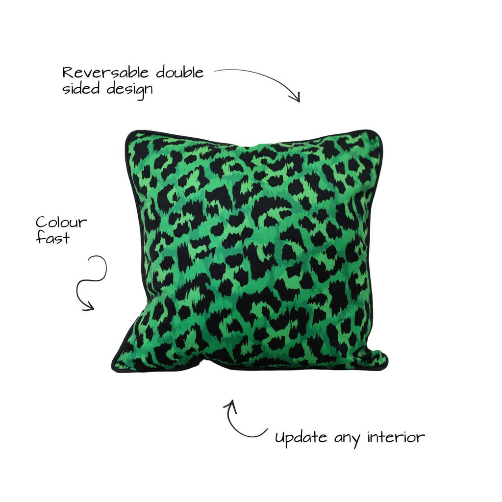 Victoria Jane - Fabulous Flamingo Velvet Cushion back info