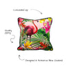 Victoria Jane - Fabulous Flamingo Velvet Cushion front info