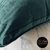 Si Belle Collections - Forest Green Accent Cushion close up