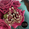 Si Belle Collections - Higher Love Collection - Golden Glam Earrings