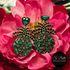 Si Belle Collections - Heart of Green Earrings