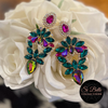 Si Belle Collections - London Crystal Earrings on rose