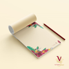 Victoria Jane - Peony Bird Notepad -  Unlined